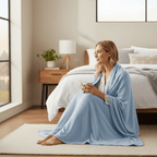 Cooling Blanket Temperature-Regulating & Moisture-Wicking