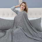 Cooling Blanket Temperature-Regulating & Moisture-Wicking