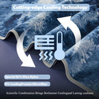 Cooling Blanket Ultra-Cool Breathable Moisture-Wicking