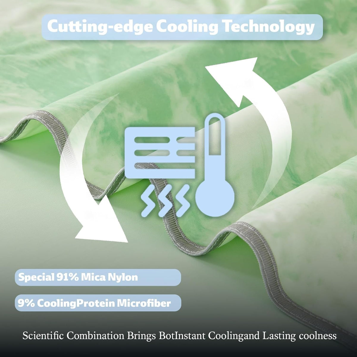 Cooling Blanket Ultra-Cool Breathable Moisture-Wicking