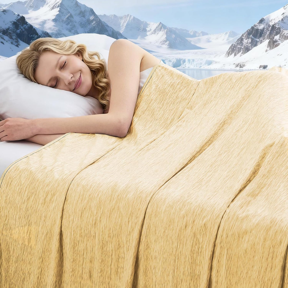 Cooling Blanket Ultra-Cool Breathable Moisture-Wicking
