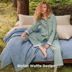 Cooling Blanket Waffle Weave 50/50 Cotton & Bamboo Rayon