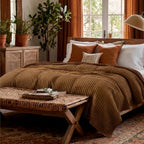 Cooling Blanket Waffle Weave 50/50 Cotton & Bamboo Rayon