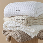 Cooling Blanket Waffle Weave 50/50 Cotton & Bamboo Rayon