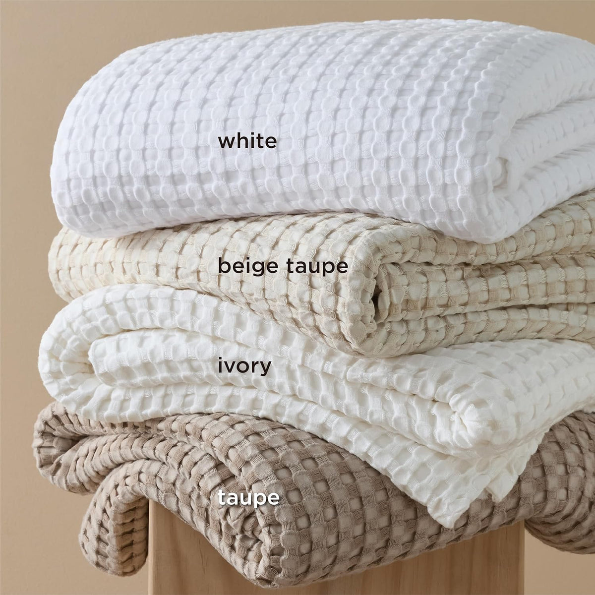 Cooling Blanket Waffle Weave 50/50 Cotton & Bamboo Rayon