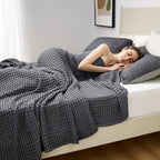 Cooling Blanket Waffle Weave 50/50 Cotton & Bamboo Rayon