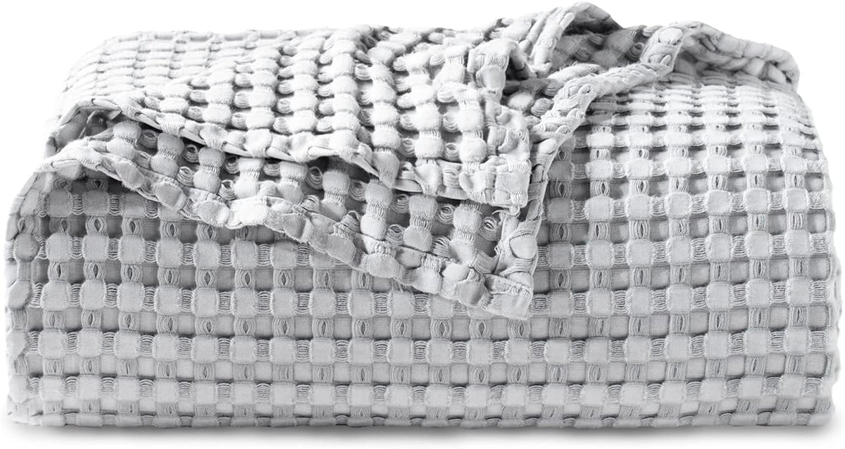 Cooling Blanket Waffle Weave 50/50 Cotton & Bamboo Rayon