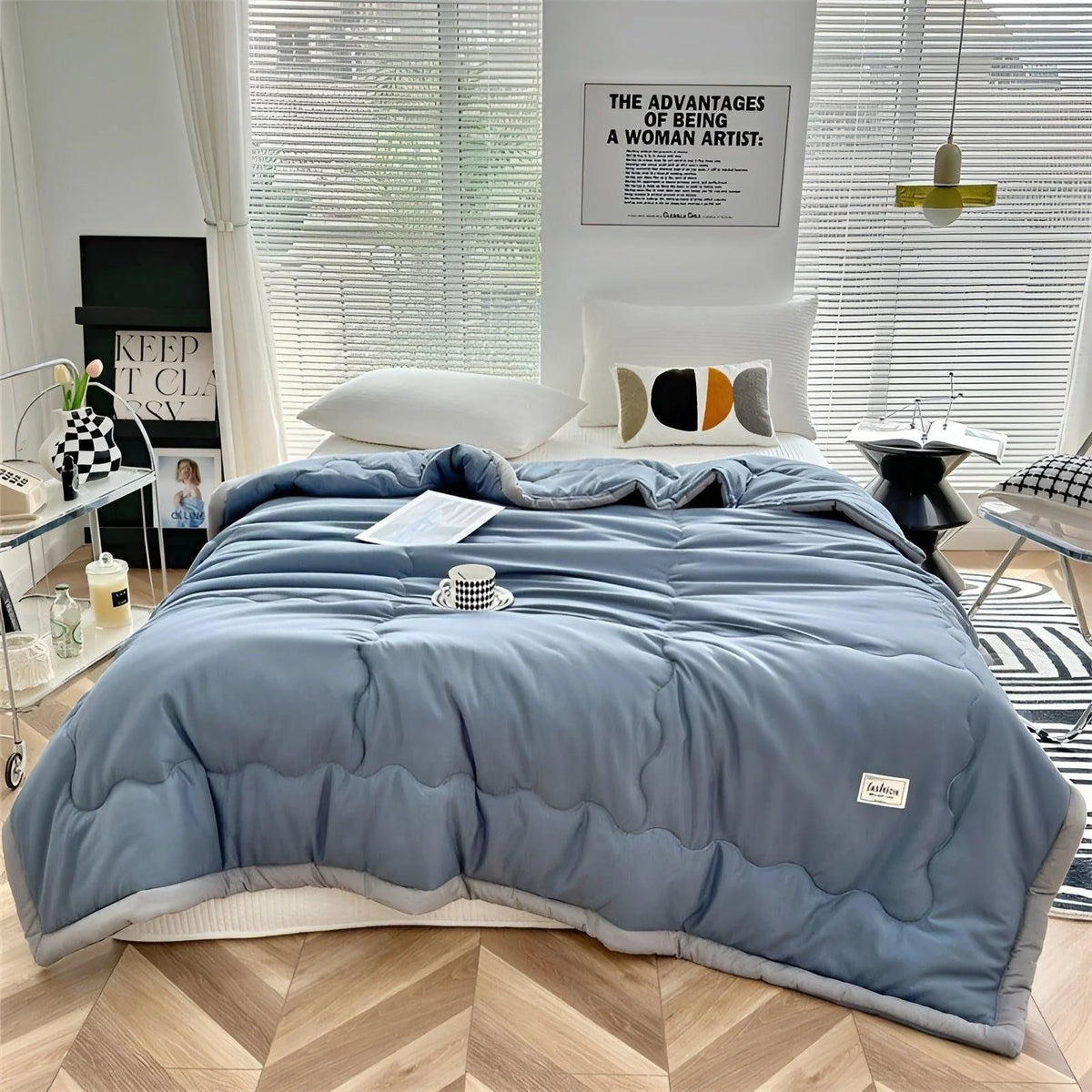 Cooling Comforter Lightweight Breathable Machine Washable