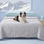 Cooling Dog Blanket Quick-Cooling Silky Nylon Machine Washable