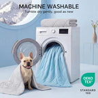 Cooling Dog Blanket Quick-Cooling Silky Nylon Machine Washable
