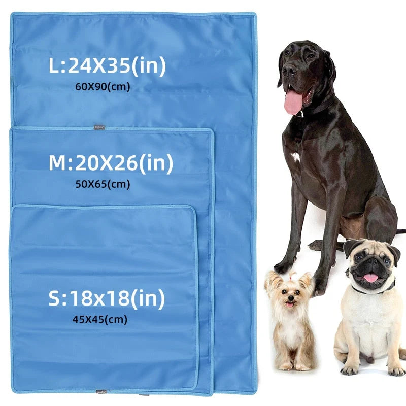 Cooling Mat Washable Foldable For Dogs & Cats