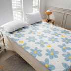 Cooling Mattress Pad Quilted Breathable Anti-Slip