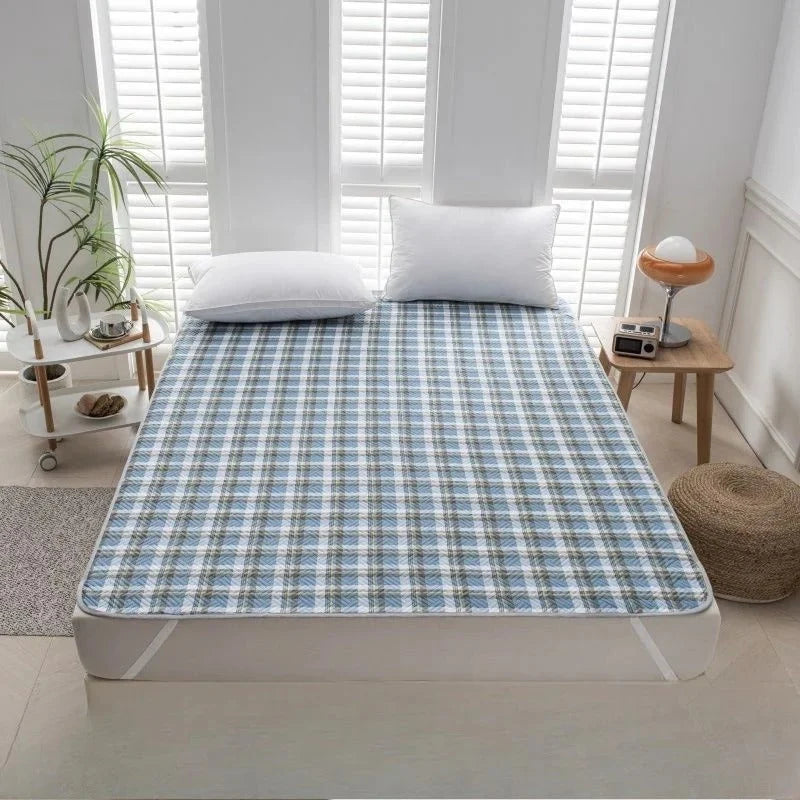 Cooling Mattress Pad Quilted Breathable Anti-Slip