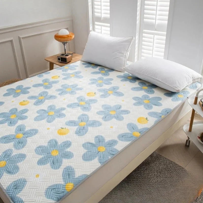 Cooling Mattress Pad Quilted Breathable Anti-Slip