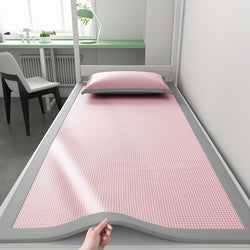 Cooling Mattress Protector Ice Silk Moisture-Wicking Includes Pillowcases