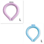 Cooling Neck Ring Chill-Activated Hands-Free Reusable