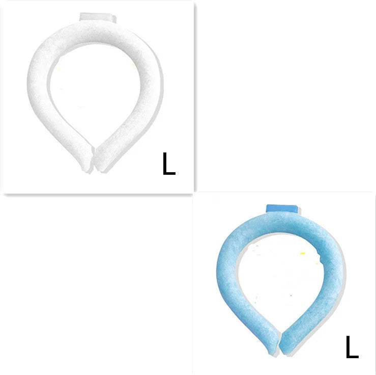Cooling Neck Ring Chill-Activated Hands-Free Reusable