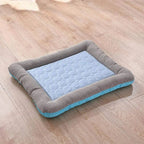 Cooling Pet Bed Breathable Ice Silk Non-Slip Base Machine Washable
