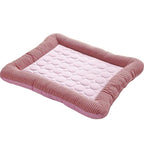 Cooling Pet Mat Breathable Fabric Non-Slip Machine Washable