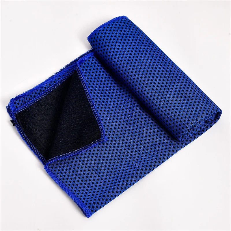 Cooling Towel Quick-Dry Textured Dot Pattern