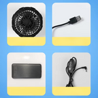 Cooling Vest USB Rechargeable Adjustable Fans Breathable