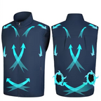 Cooling Vest USB Rechargeable Adjustable Fans Breathable