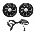 Cooling Vest USB Rechargeable Adjustable Fans Breathable
