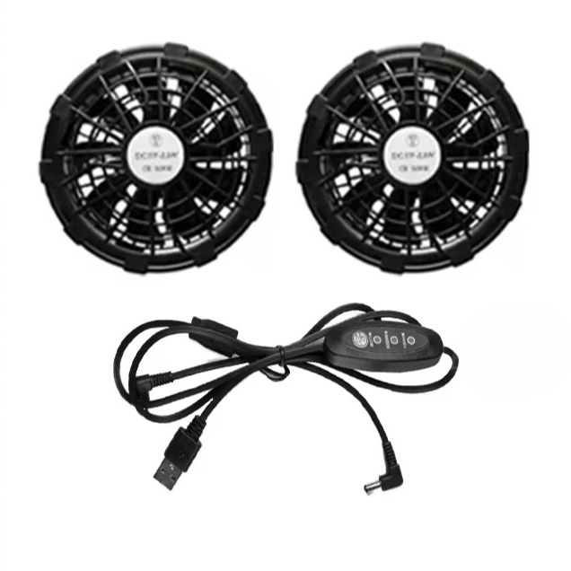 Cooling Vest USB Rechargeable Adjustable Fans Breathable