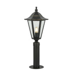 Copper Lantern-Style Weather-Resistant Path Light (28 Inch)
