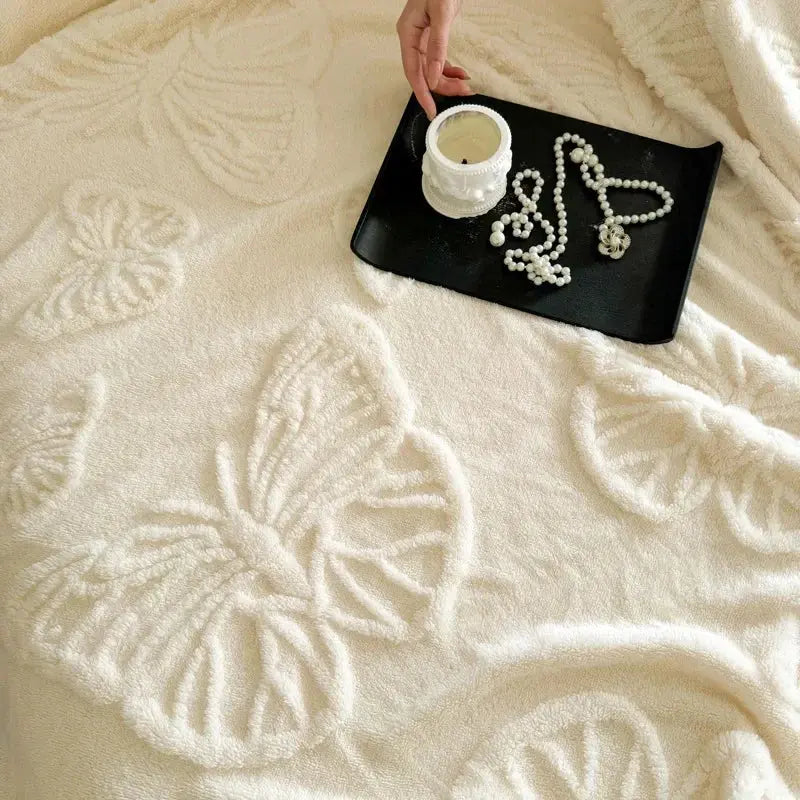 Coral Fleece Blanket Lightweight Flannel Machine Washable
