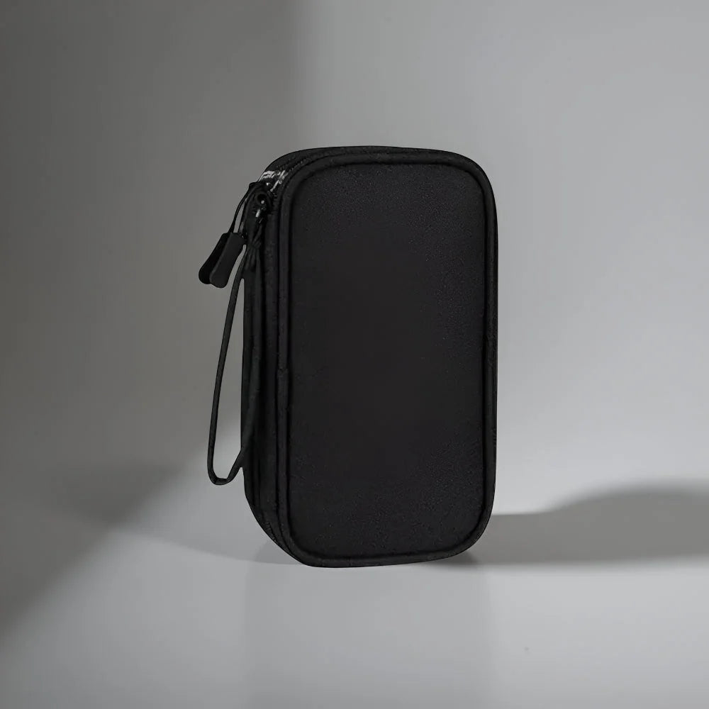 Cord Organizer Bag Slim Flat Multiple Pockets