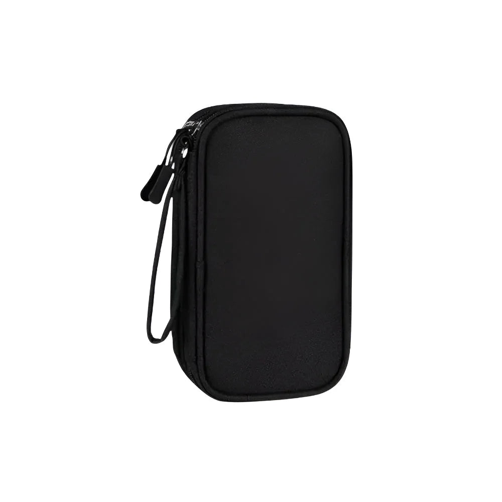 Cord Organizer Bag Slim Flat Multiple Pockets