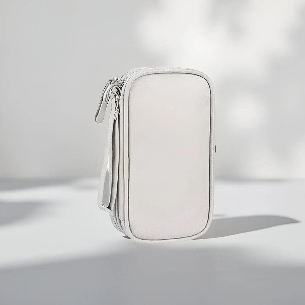 Cord Organizer Bag Slim Flat Multiple Pockets