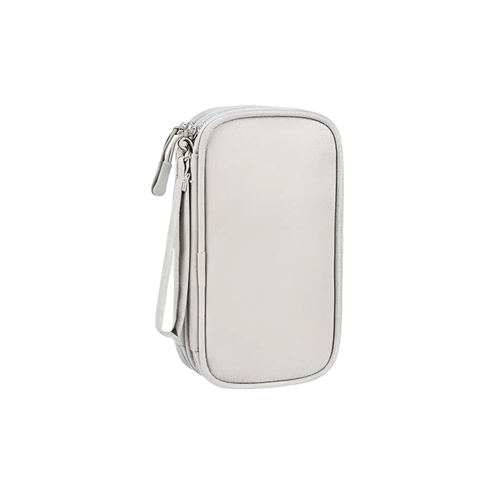 Cord Organizer Bag Slim Flat Multiple Pockets