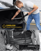 Cordless Car Vacuum 13000Pa Brushless Motor & Washable HEPA