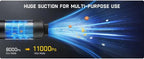 Cordless Car Vacuum 13000Pa Brushless Motor & Washable HEPA