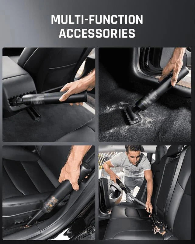 Cordless Car Vacuum 13000Pa Brushless Motor & Washable HEPA