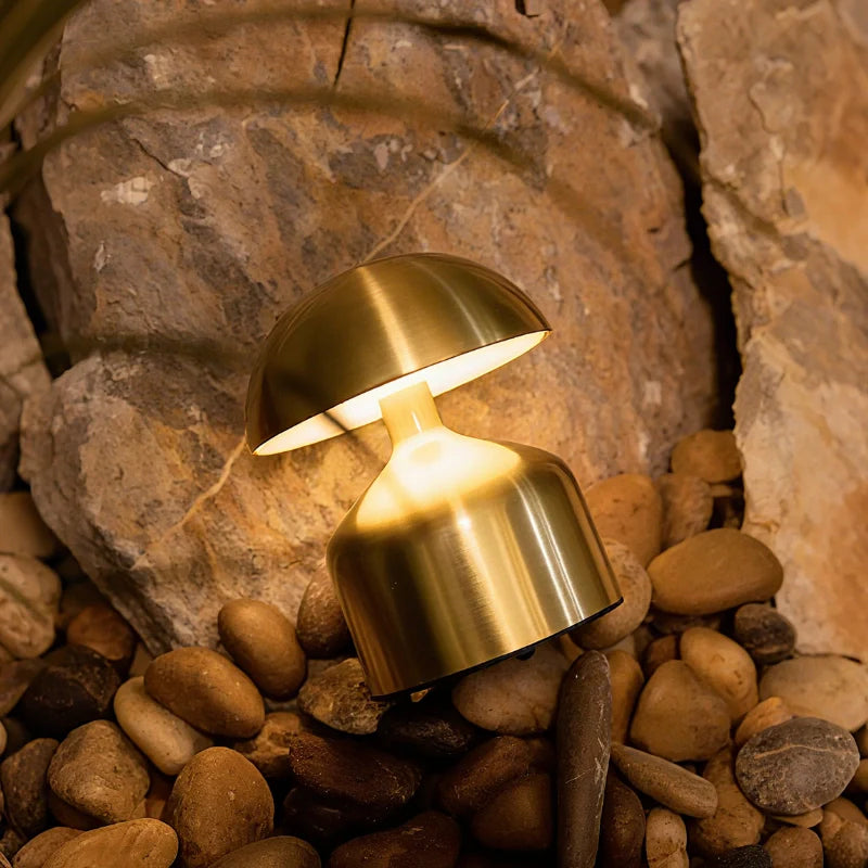 Cordless Dimmable Wrought Iron Table Lamp