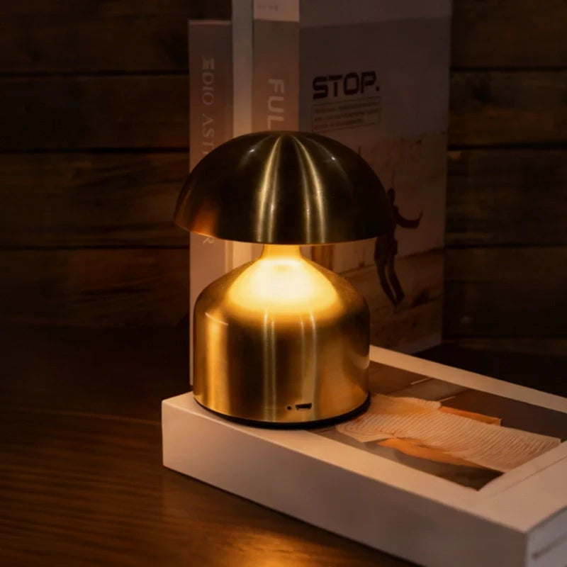 Cordless Dimmable Wrought Iron Table Lamp