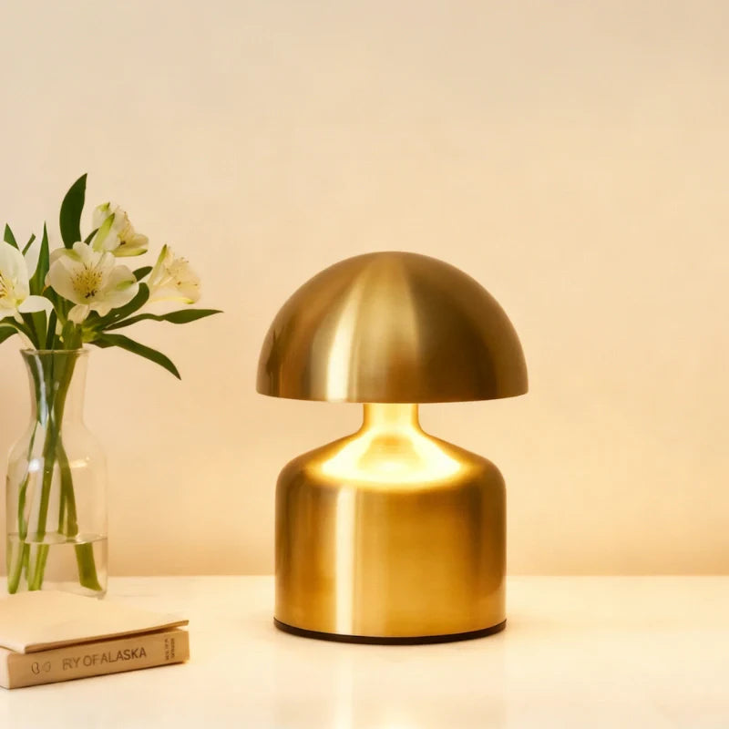 Cordless Dimmable Wrought Iron Table Lamp