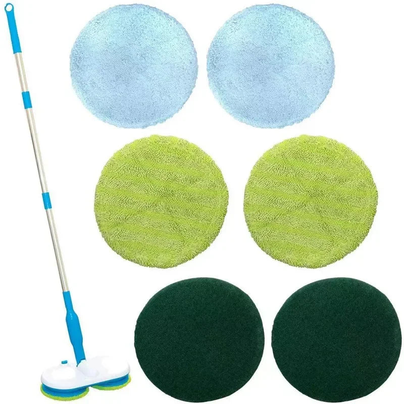 Cordless Electric Mop Hands-Free One-Button Auto Clean Microfiber Pads