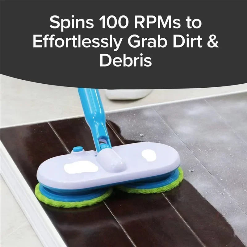 Cordless Electric Mop Hands-Free One-Button Auto Clean Microfiber Pads