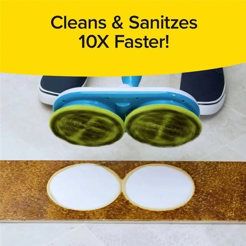 Cordless Electric Mop Hands-Free One-Button Auto Clean Microfiber Pads