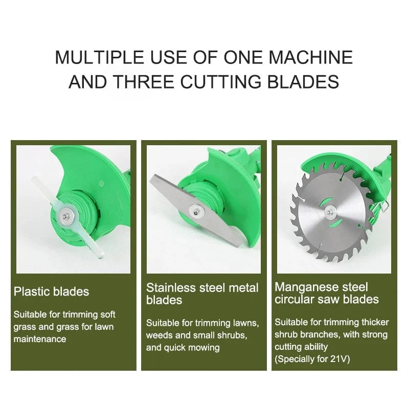 Cordless Grass Trimmer Lightweight Multi-Function