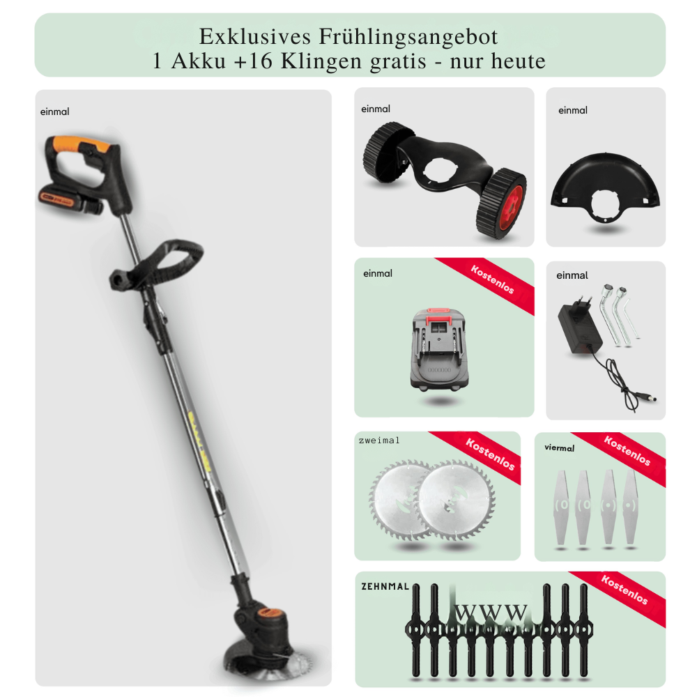 Cordless Lithium 3-in-1 Grass Trimmer