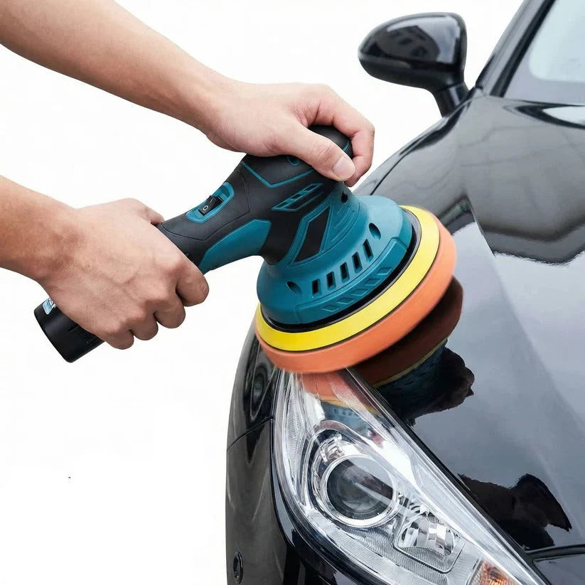 Cordless Polisher Dual Swappable Batteries 80 Minute Runtime