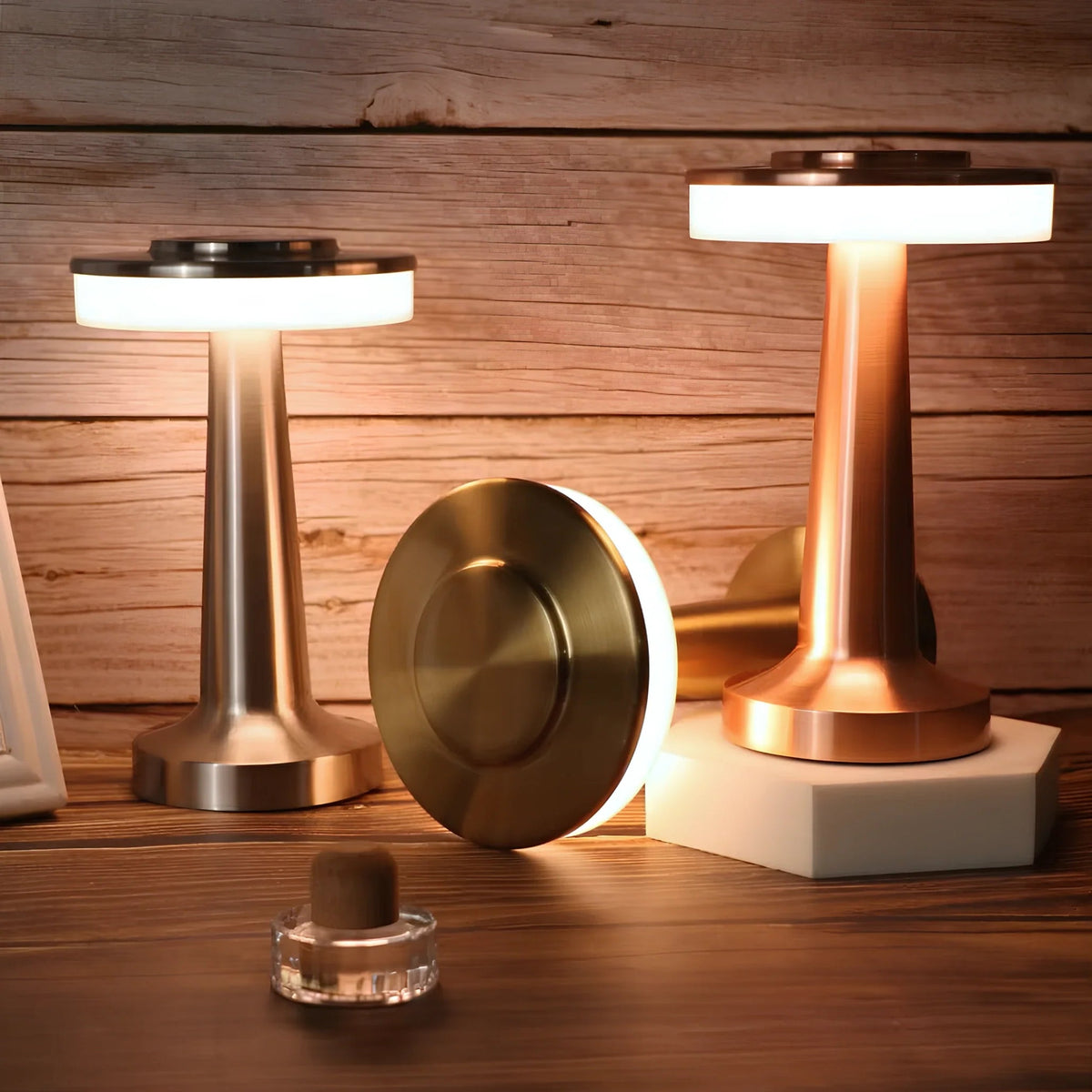 Cordless Rechargeable Dimmable Bar Table Lamp (USB-C Included)