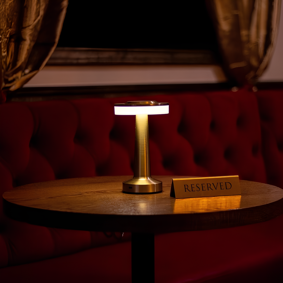 Cordless Rechargeable Dimmable Bar Table Lamp (USB-C Included)
