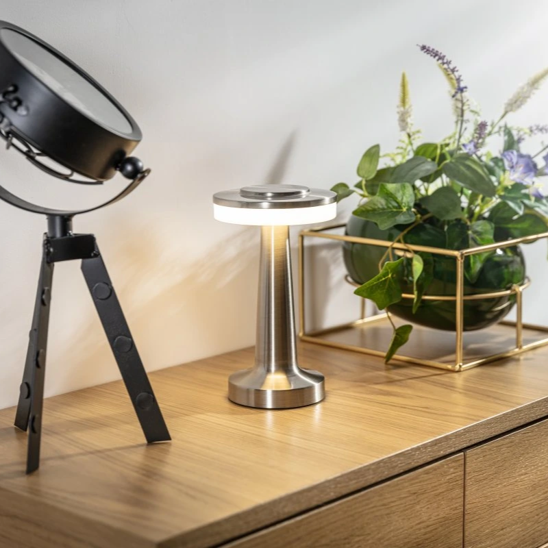 Cordless Rechargeable Dimmable Bar Table Lamp (USB-C Included)