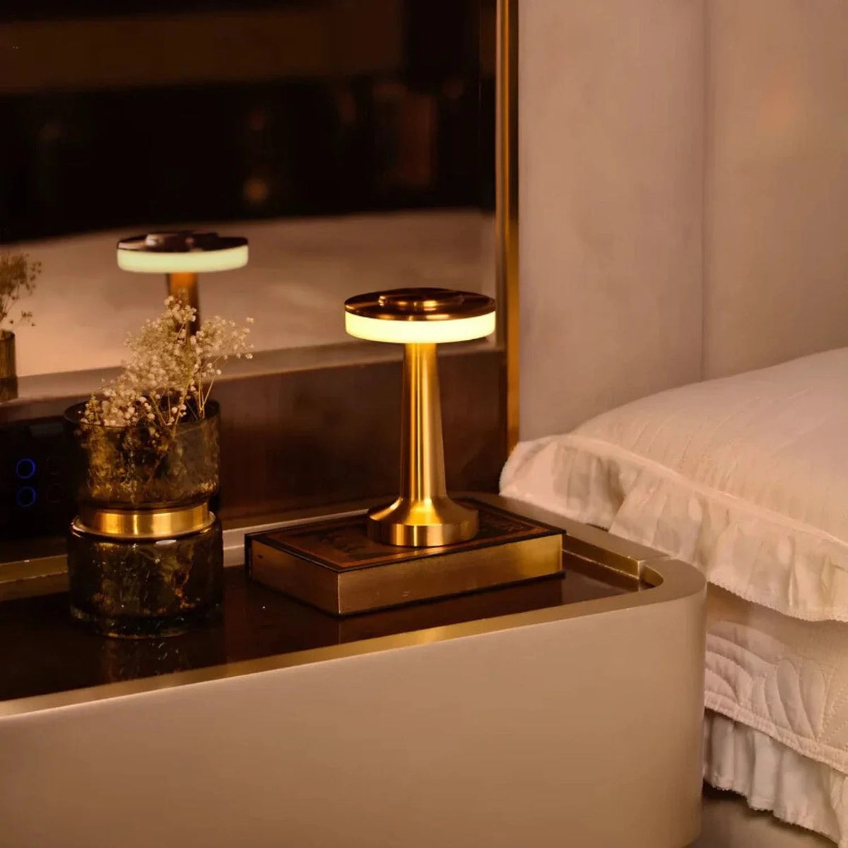 Cordless Rechargeable Dimmable Bar Table Lamp (USB-C Included)